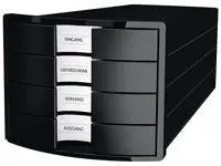 Blankettbox HAN 4 lådor recy svart - Primmeshiper