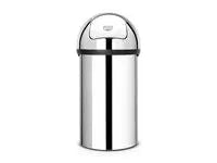 Papperskorg BRABANTIA Push 60L Blankstål - Primmeshiper