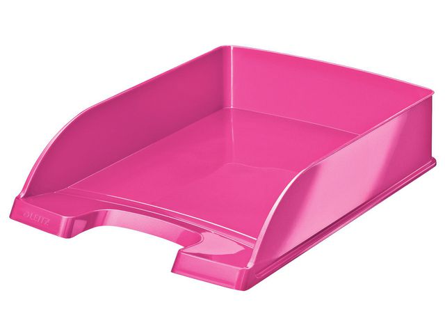 Brevkorg LEITZ WOW Plus cerise - Primmeshiper