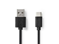 Kabel NEDIS USB-A-USB-C 3m svart - Primmeshiper