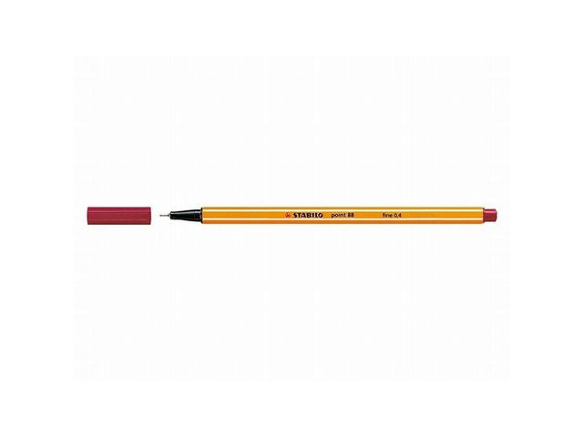 Fineliner STABILO Point 88 mörkröd - Primmeshiper