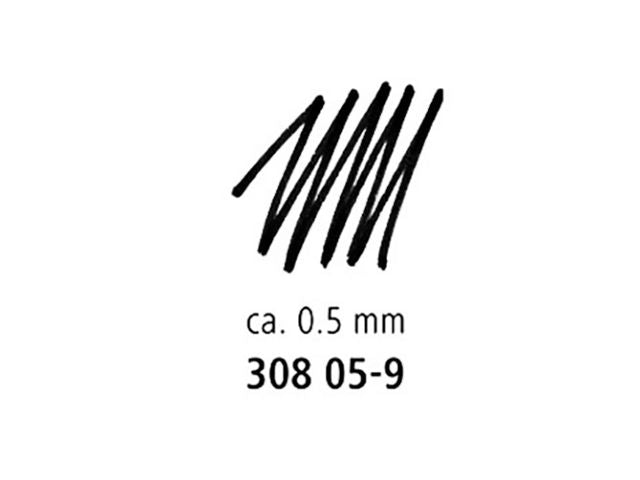 Fineliner STAEDTLER 0,5mm svart - Primmeshiper