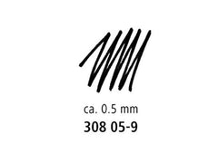 Fineliner STAEDTLER 0,5mm svart - Primmeshiper