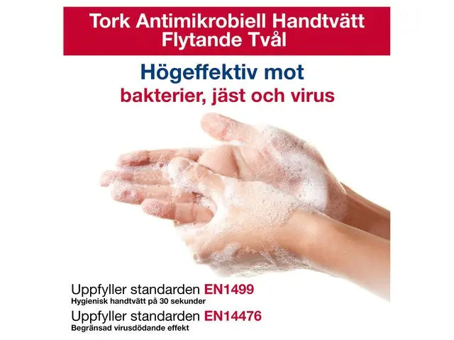 Tvål TORK S1 Antimikrobiell Flyt. 1L - Primmeshiper