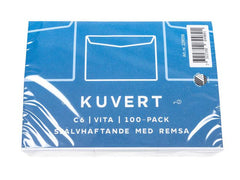 Kuvert Konsument C6 80g Vit Remsa 100/fp - Primmeshiper