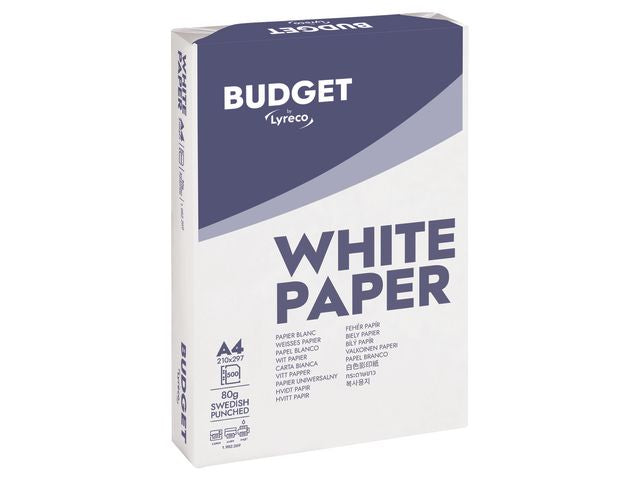 Kop.ppr LYRECO Budget A4 80g h 500/fp - Primmeshiper
