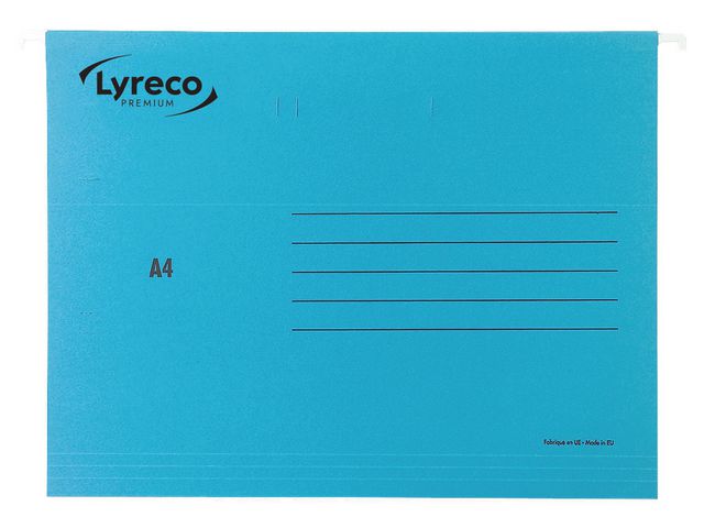 Hängmapp LYRECO premium A4 blå 25/fp - Primmeshiper