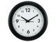 Väggur ALBA Easytime Ø30cm svart - Primmeshiper