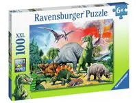 Pussel Dinosaurier 100 bitar - Primmeshiper