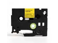Tape 24mm TZe-651 svart på gul - Primmeshiper