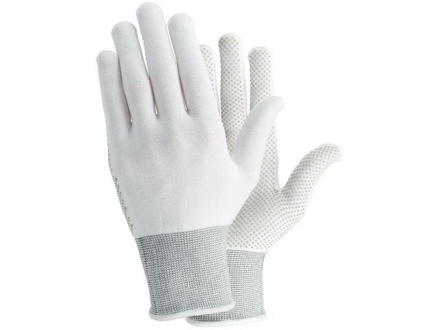 Textilhandske TEGERA 931 noppor vit 9 - Primmeshiper