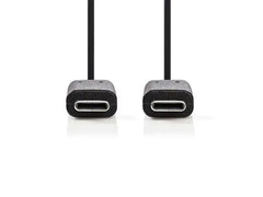 Kabel NEDIS USB-C - USB-C 1m svart - Primmeshiper