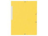 Gummibandsmapp LYRECO kart A4 gul 10/fp - Primmeshiper