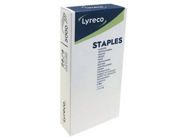 Häftklammer LYRECO 26/6 5000/fp - Primmeshiper