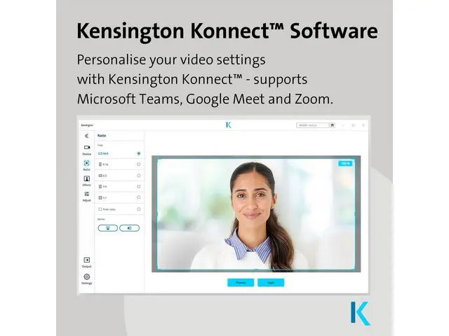 Webbkamera KENSINGTON W2000 1080P - Primmeshiper