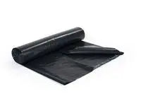 Plastsäck LD 125L tryck 90my Svart 10/RL - Primmeshiper