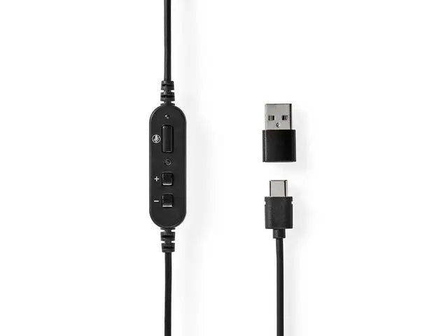 Datorheadset NEDIS CHSTU210BK USB-A/C - Primmeshiper