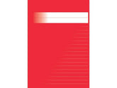 Skrivhäfte A5 linjerat 8,5mm röd - Primmeshiper