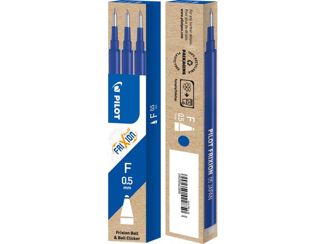 Refill PILOT Frixion 0,5mm blå 3/fp - Primmeshiper