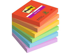 Notes POST-IT SS Playful 76x76 6/fp - Primmeshiper