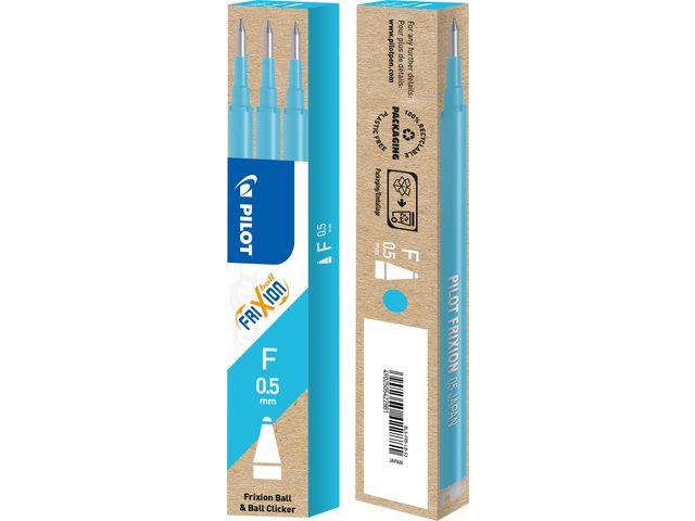 Refill PILOT Frixion 0,5mm ljusblå 3/fp - Primmeshiper