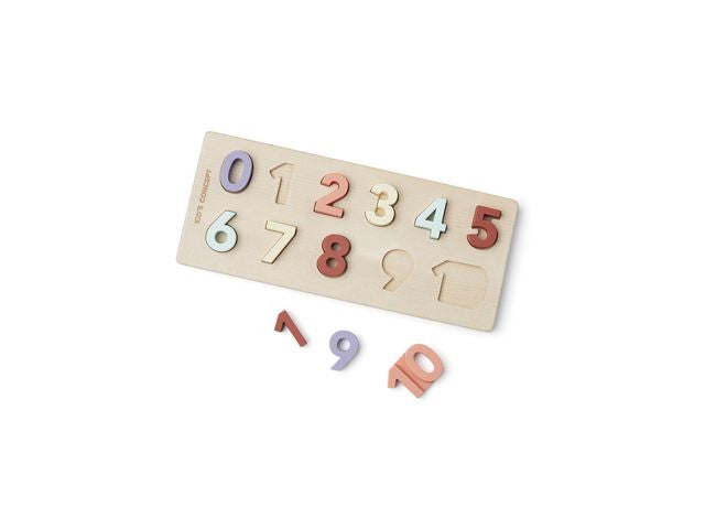 Pussel 1-10 KIDS CONCEPT - Primmeshiper