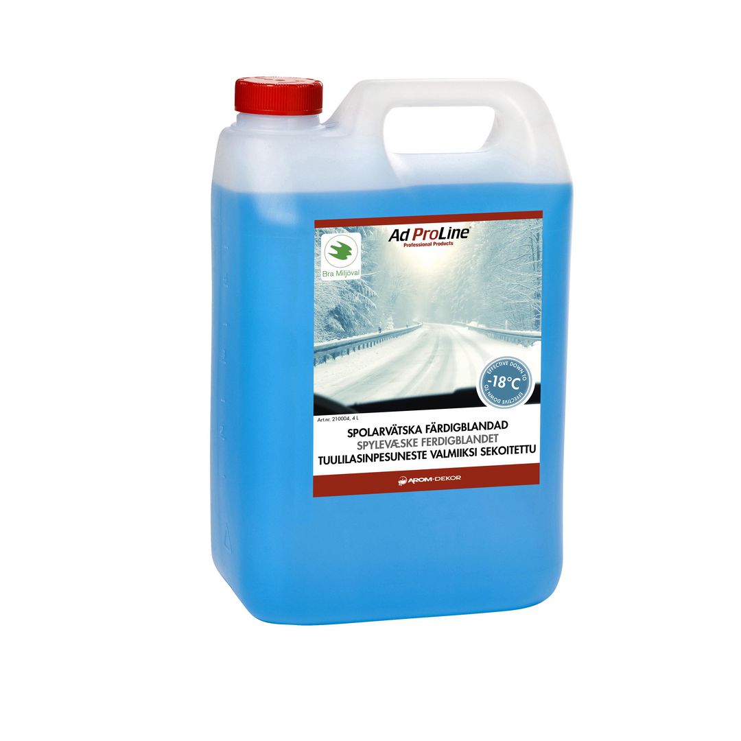 Spolarvätska AD PROLINE färdigblandad 4L Primmeshiper