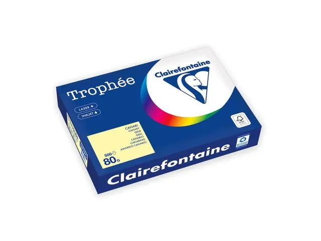 Kop.ppr TROPHEÉ A4 80g oh ljusgul 500/fp - Primmeshiper