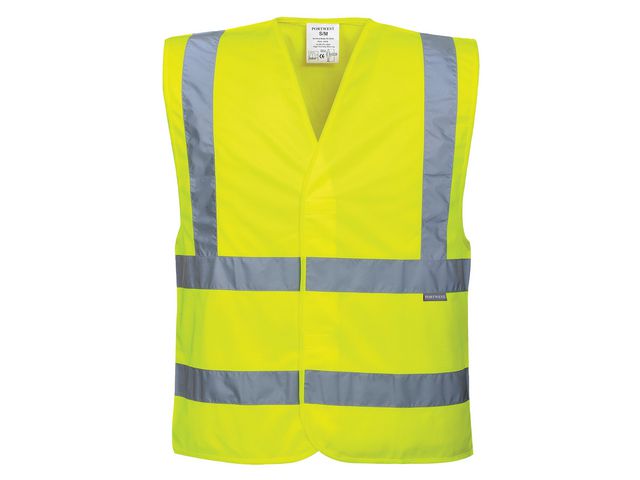 Portwest Hivis väst kl 2 gul 2XL/3XL - Primmeshiper