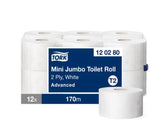Toalettpapper TORK Adv T2 2-lag 12/fp - Primmeshiper