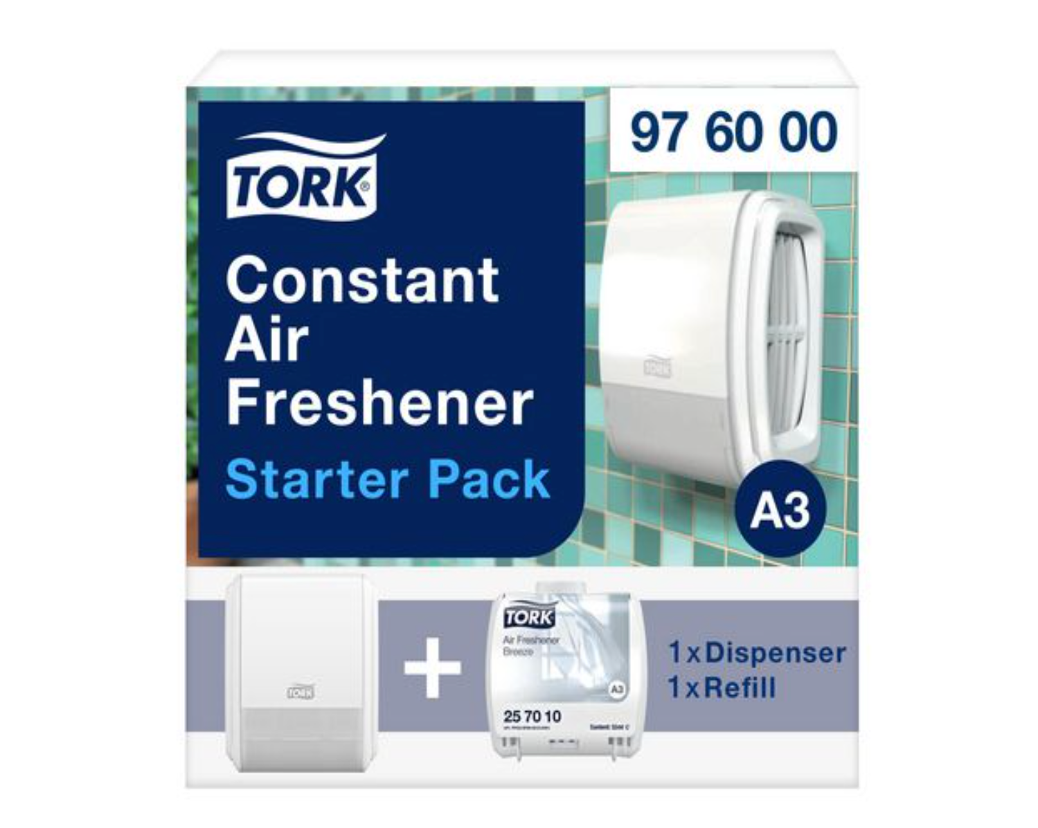 Dispenser TORK A3 Air starter pack vit - Primmeshiper