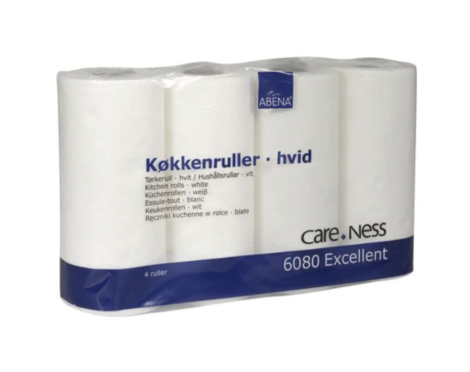 Hushållspapper ABENA 2-lag vit 4/fp - Primmeshiper