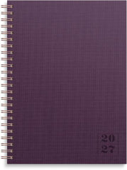 Kalender Business Textile 2027 plommon