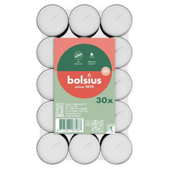 Värmeljus BOLSIUS Paraffin 6h 30/fp