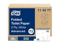 Handduk TORK vikt T3 2-lag 252/fp - Primmeshiper