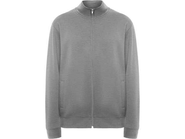 Sweater zip PF ulan unisex gråmel S - Primmeshiper