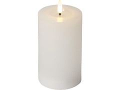 Blockljus STAR T Flamme LED 15cm vit Primmeshiper