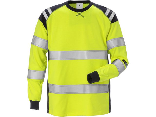 T-Shirt Flam Kl 3 Gul/Marin XL - Primmeshiper