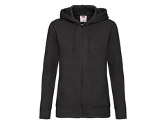 Zip Hoodie FRUIT dam svart L - Primmeshiper