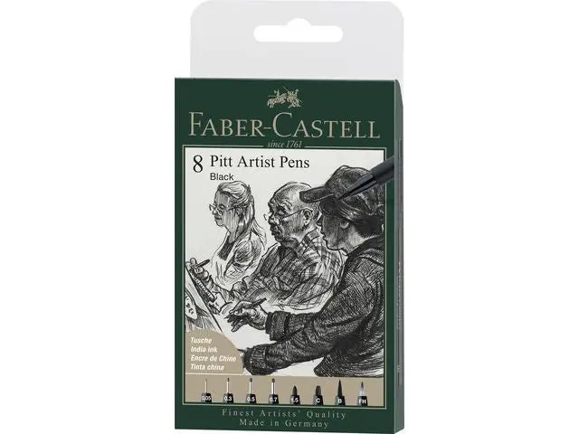Fiberpenna Pitt Artist Manga Svart 8/fp - Primmeshiper