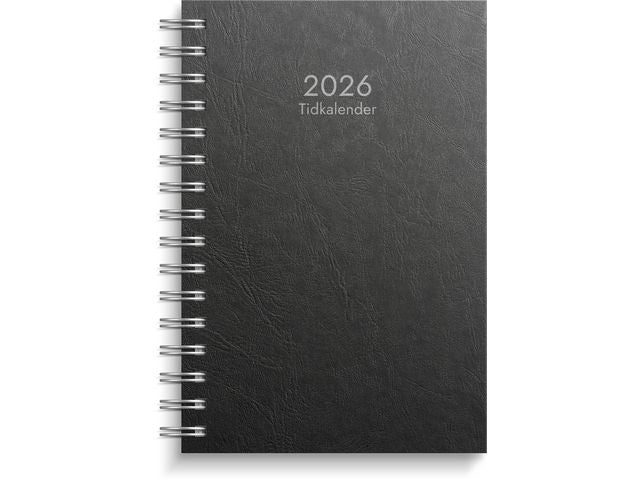 Tidkalender 2026 svart Primmeshiper