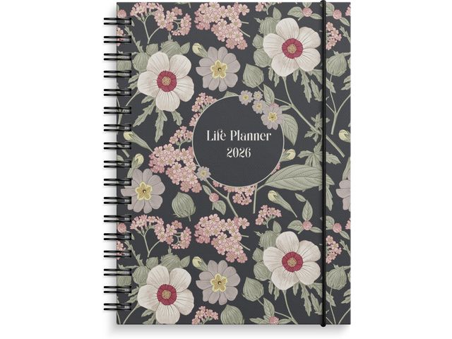 Kalender Life Planner Floral 2026 Primmeshiper