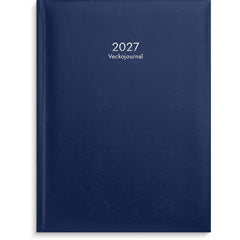 Ugentlig journal 2027 blå