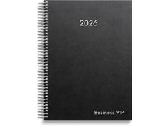 Kalender Business VIP 2026 svart Primmeshiper