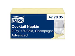 Servett TORK Cocktail 2-lag champ 200/fp Primmeshiper