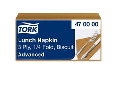 Servett TORK Lunch 3-lags beige 150/fp Primmeshiper