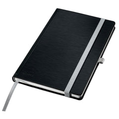 Ant.bok LEITZ Style A5 H rut. 80bl svart Primmeshiper