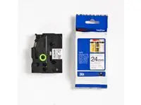 Tape BROTHER TZEN251 24mm Svart på Vit - Primmeshiper