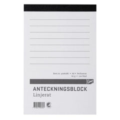 Notesblok A6 100 ark perf line