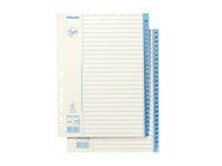 Pappregister JOPA A4 1-52 vit/blå - Primmeshiper